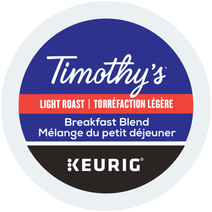 Timothy's Breakfast Blend K-Cup Box/24