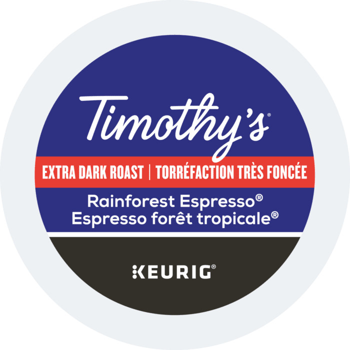 Timothy's Rainforest Espresso K-Cup Box/24