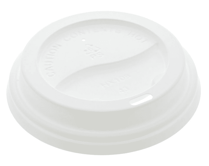 Ambassador Dome Lid for Hot Cups White Sleeve/50 x 10 oz