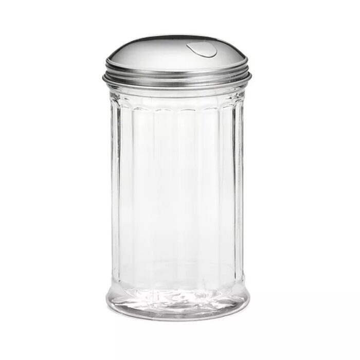 TableCraft Sugar Dispenser Glass & SS 12 oz