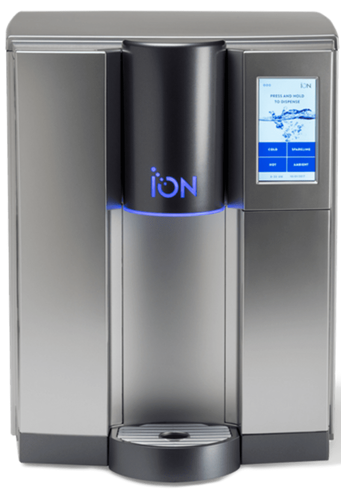 Ion 400 Bottleless Water Cooler Titanium with Charcoal Trim