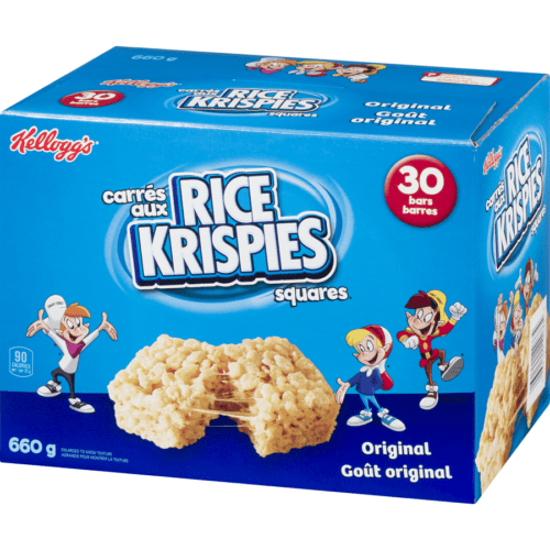 Kellogg’s Rice Krispies Squares Bars Box/30